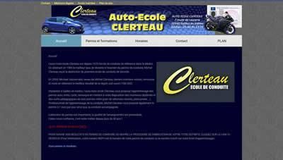 Site internet Autoecole Clerteau